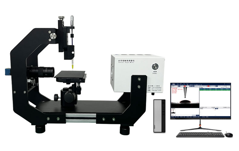 北斗仪器水滴角测量仪：薄膜材料的接触角测量