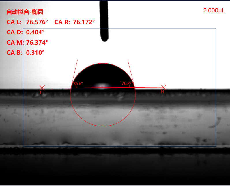 静态接触角和动态接触角的区别问题